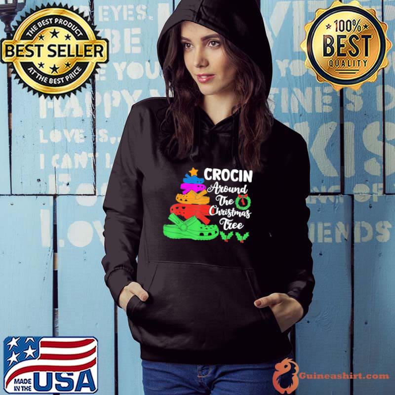 Crocin Around The Christmas Tree Lights Xmas Pajama T-Shirt