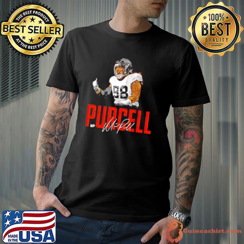 denver Football Mike Purcell player name signature s Unisex