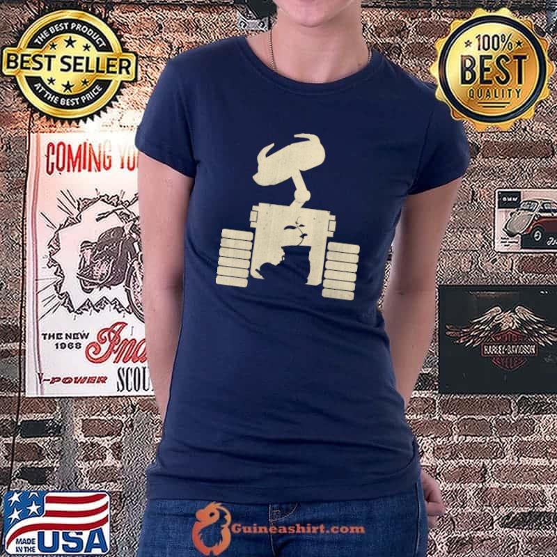 Disney Pixar WALL-E Robot And Boot Silhouette T-s Ladiestee