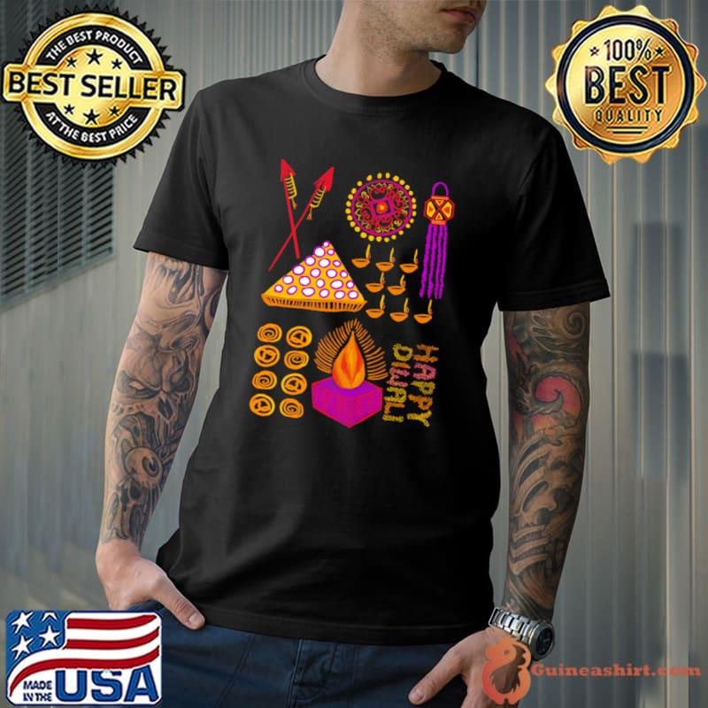 Diwali Indian Desi Vibes T-shirt