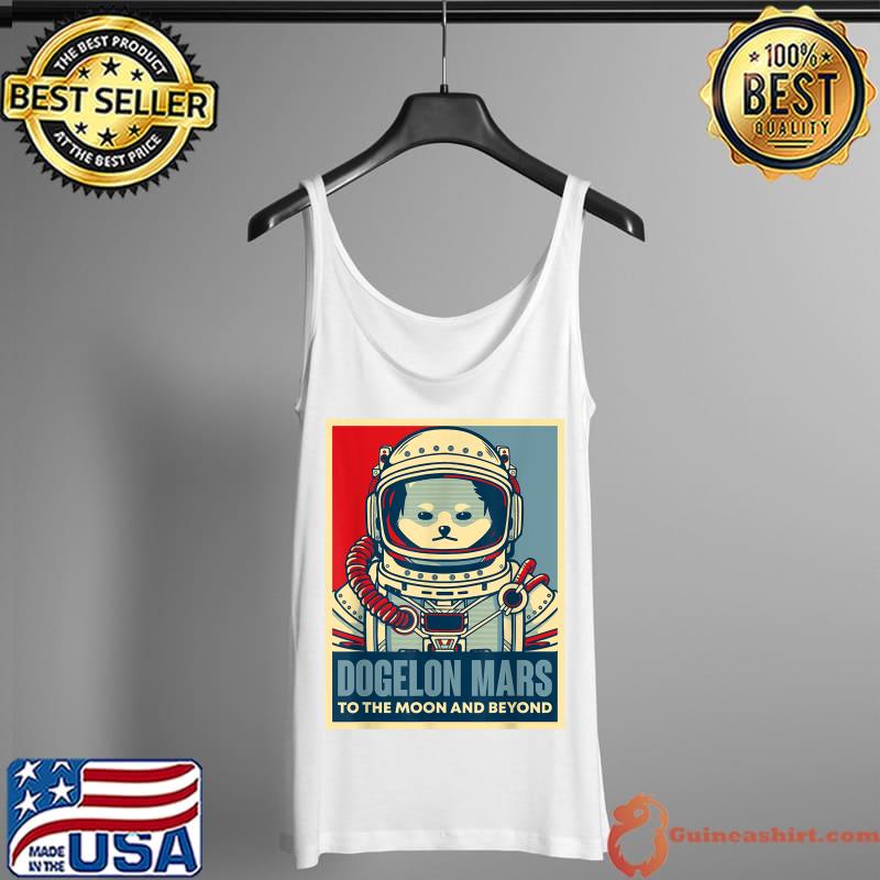 Dogelon Mars To The Moon And Beyond Astronaut Crypto T-Shirt Tank Top