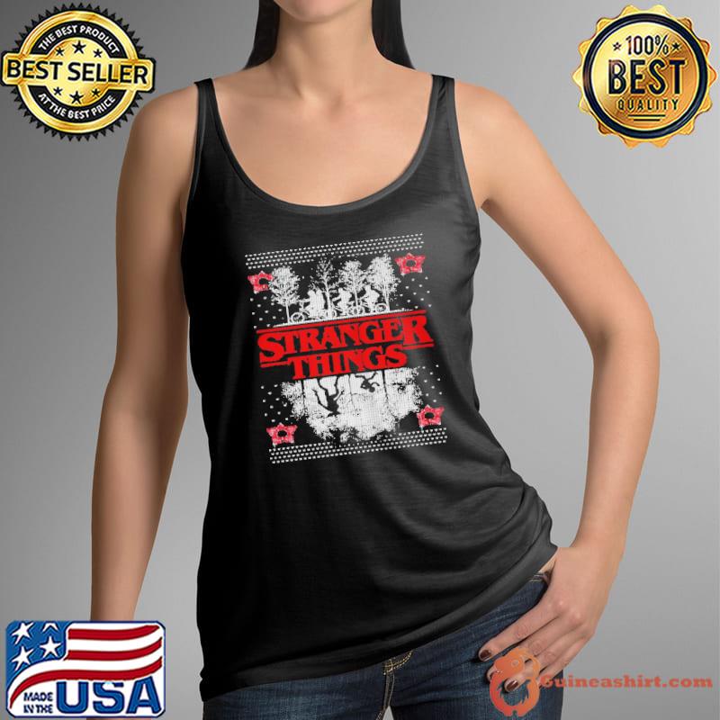 Faux ugly knit stranger things christmas Tank Top