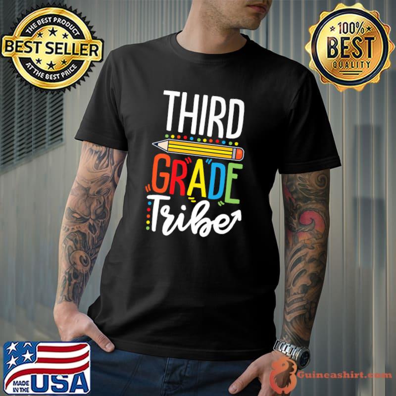 First Day Of School Third Grade Tribe Teacher Premium T-Shirt