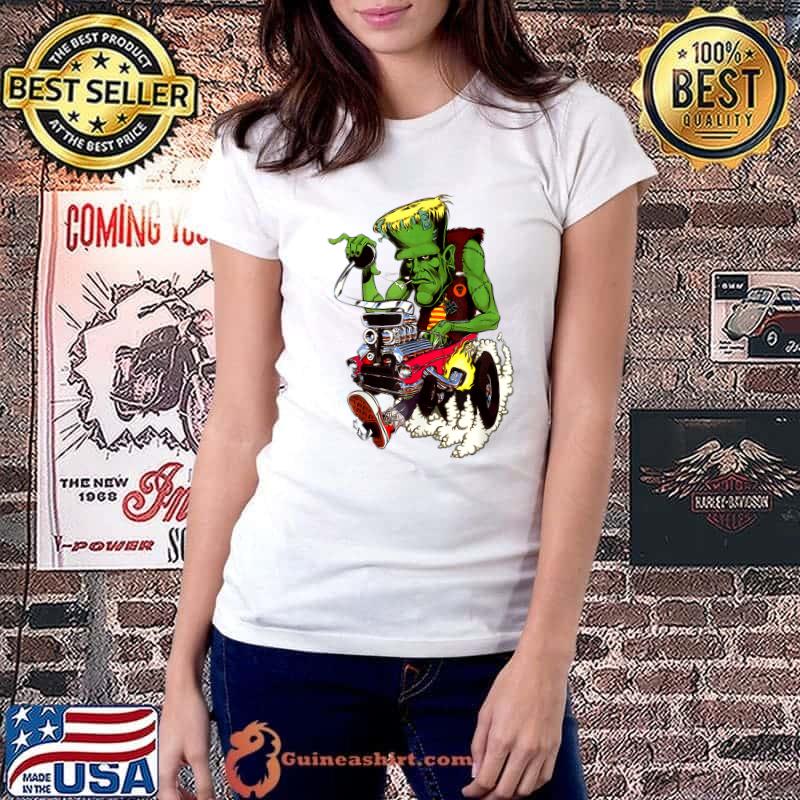 Frankenstein Funny Halloween Costume for Men And Women T-Shirt Ladiestee