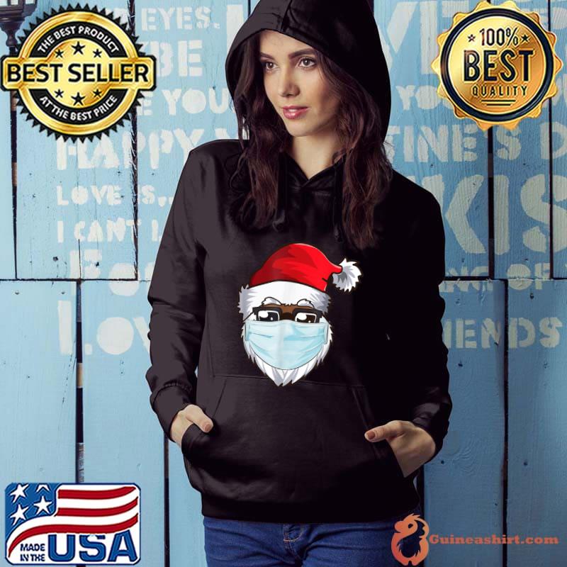 Funny American Christmas 2020 Santa Wearing Mask T Shirt
