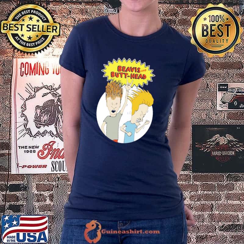 Funny Beavis And Butthead Cartonn Vintage Unisex T-Shirt Ladiestee