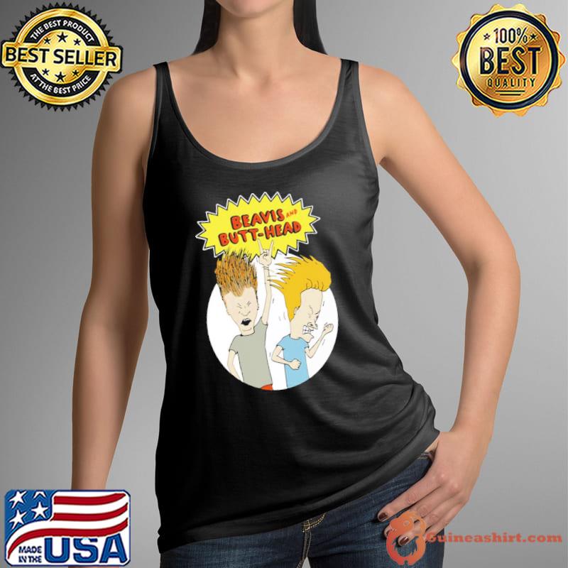 Funny Beavis And Butthead Cartonn Vintage Unisex T-Shirt Tank Top