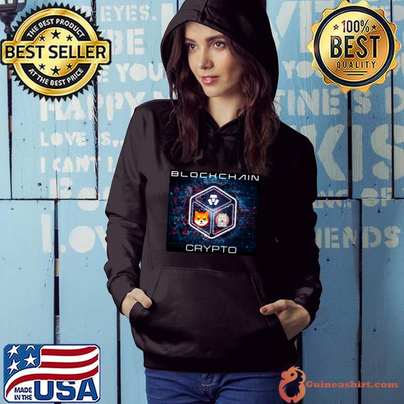 Funny BLOCKCHAIN crypto shiba T-shirt