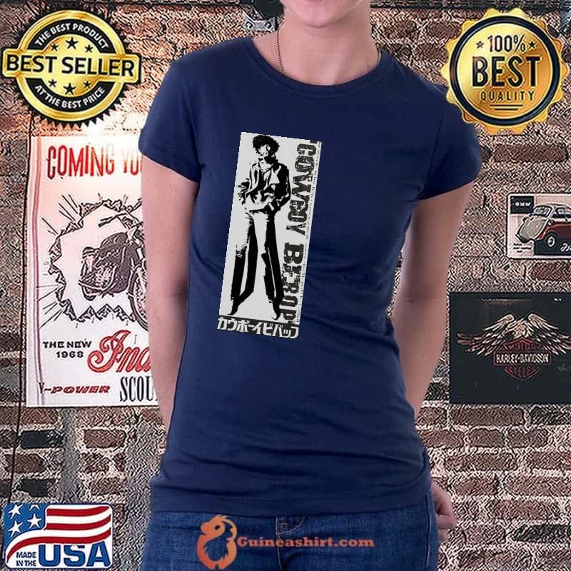 Funny Cowboy Bebop Spike Pose Shirt Ladiestee