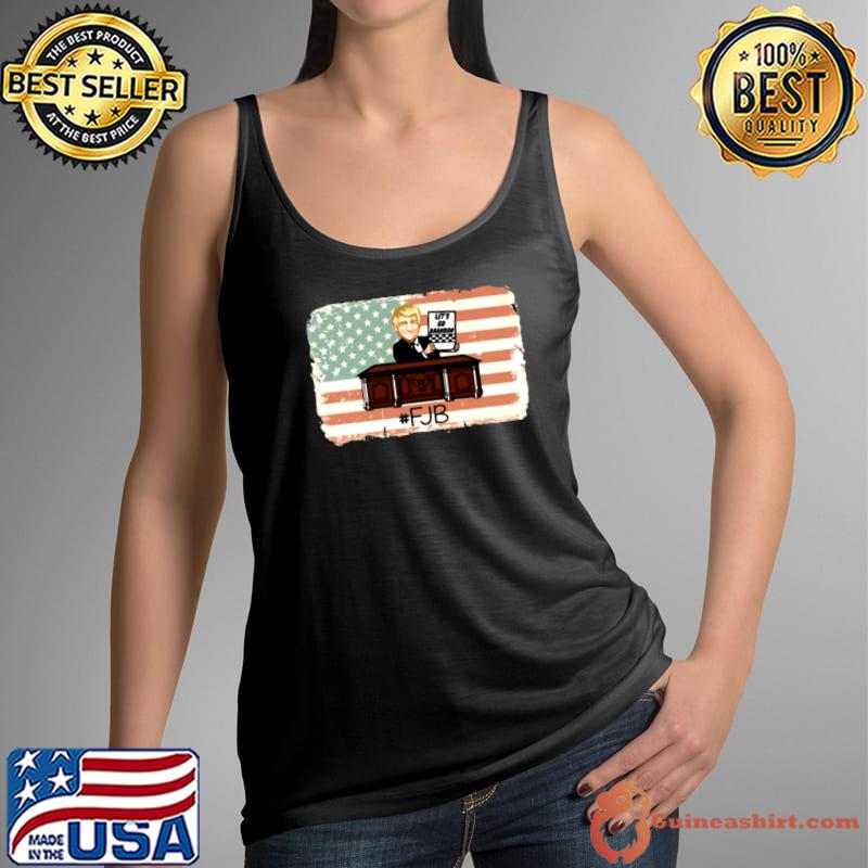 Funny Donald Trump judge let’s go brandon #FJB American flag Tank Top