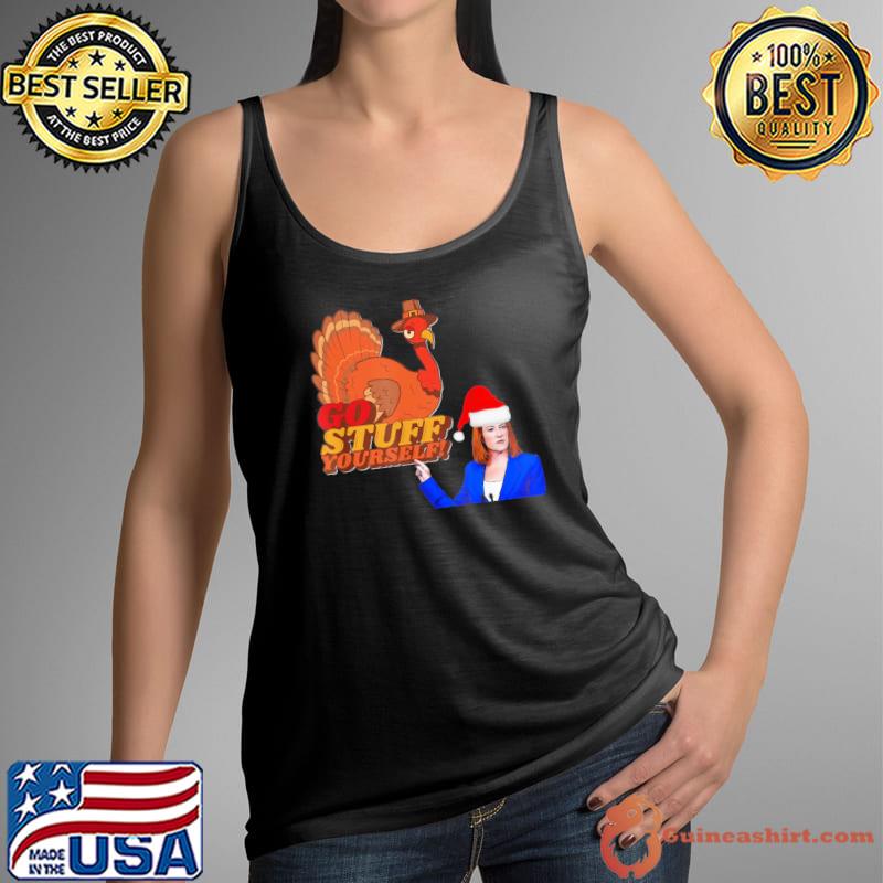 Funny Go Stuff Yourself Let’s Go Biden Turkey T-Shirt Tank Top