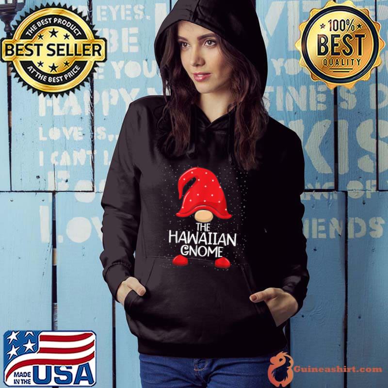 Funny Hawaiian Gnome Matching Family Group Christmas Party Pajama T Shirt