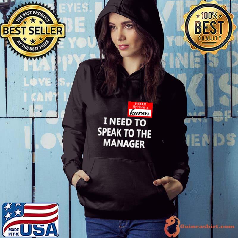 Funny karen halloween costume i need to speak to the manager funny T Shirt