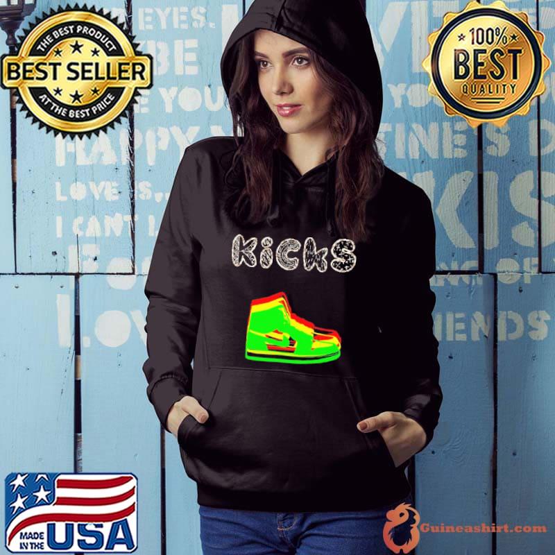 Funny Kicks Sport Shoes Retro Shirt