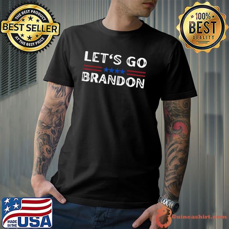 Funny Let’s Go Brandon Conservative US Flag Awakened Patriot Gift T Shirt