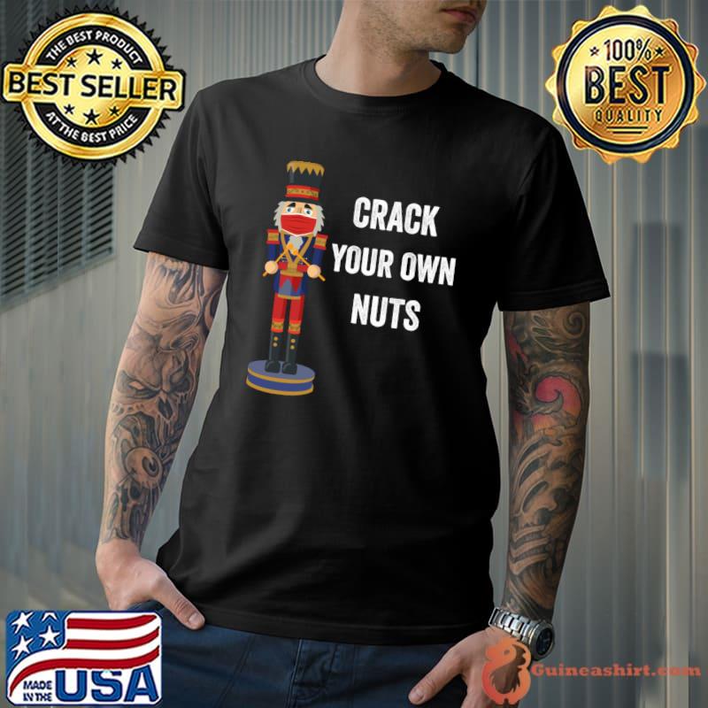 Funny Naughty Christmas Nutcracker With Face Mask T-Shirt Unisex