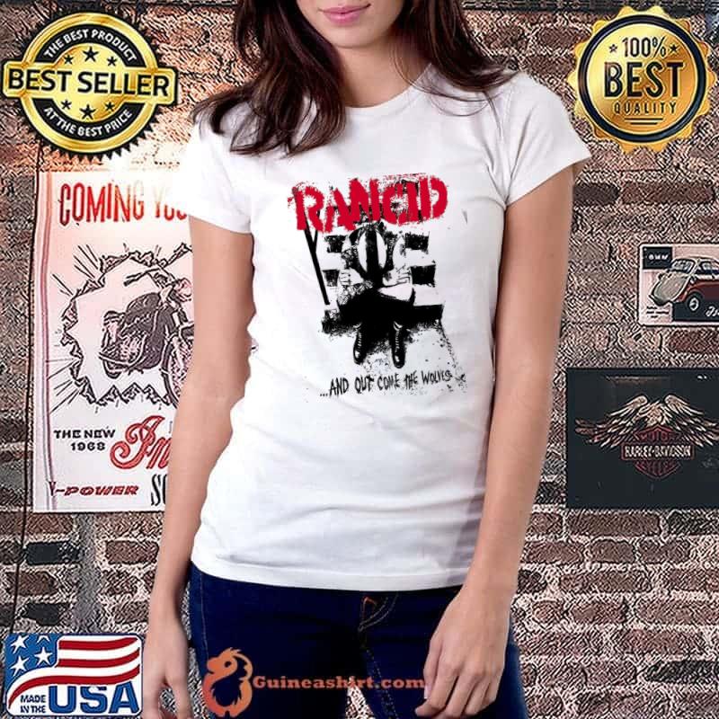 Funny Rancid And Out Come The Wolves Unisex T-Shirt Ladiestee