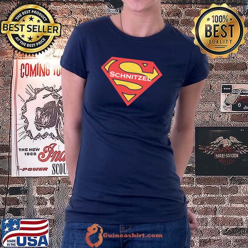 Funny Superman Schnitzel Shirt - Guineashirt Premium LLC