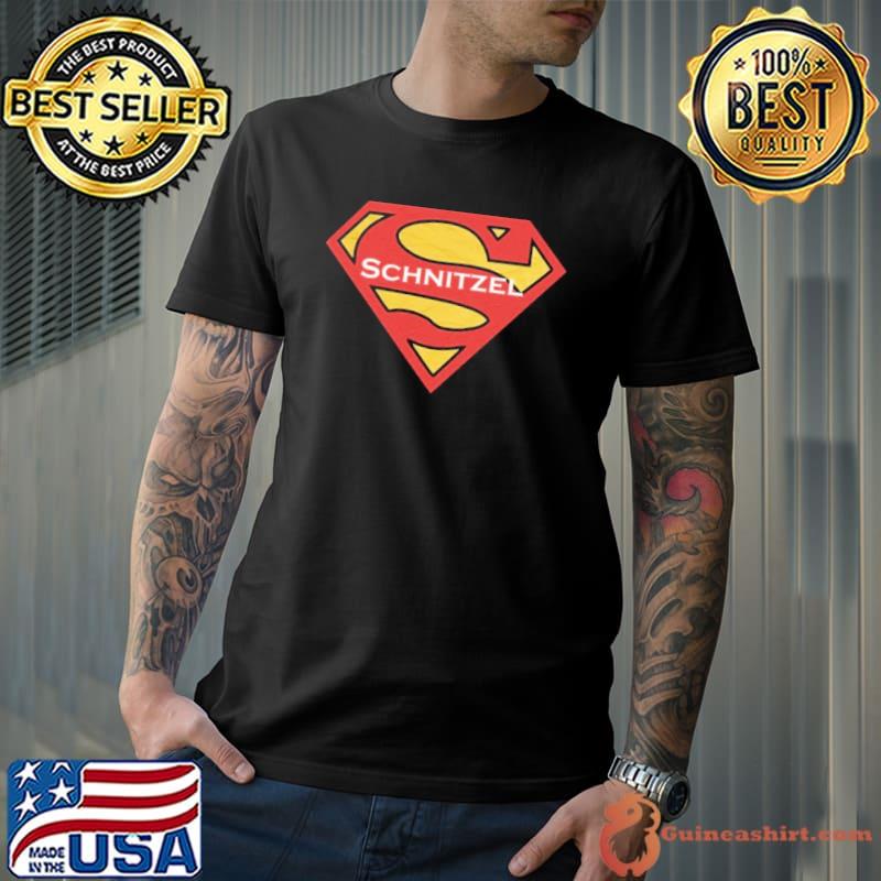 Funny Superman Schnitzel Shirt - Guineashirt Premium LLC
