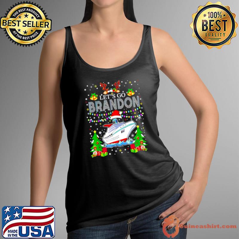 Funny Top cruise Christmas let’s go Brandon sweater Tank Top