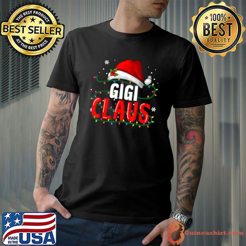 Gigi Claus Christmas Famiy Matching Pajamas Team Santa T-Shirt