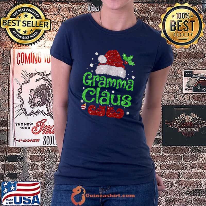 Gramma Claus Christmas Pajama Family Matching Xmas T-Shirt Ladiestee