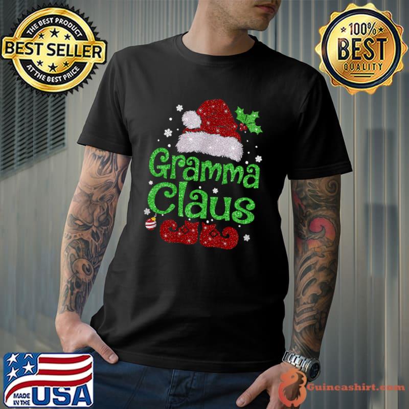 Gramma Claus Christmas Pajama Family Matching Xmas T-Shirt Unisex
