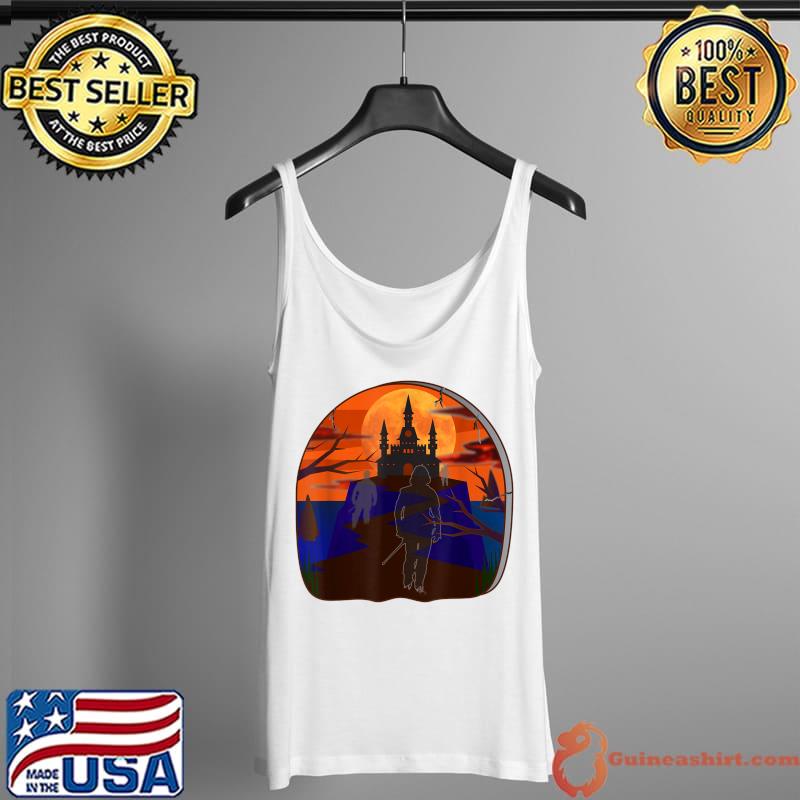 Halloween Going Home Gravestone Design T-Shirt Tank Top