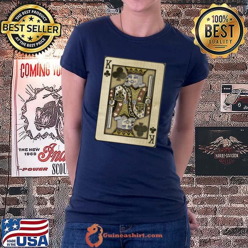 King Of Clubs In Wood Shirt Ladiestee
