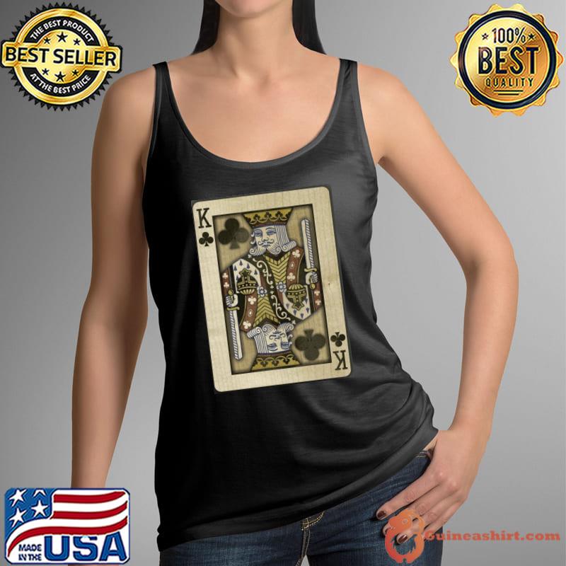 King Of Clubs In Wood Shirt Tank Top