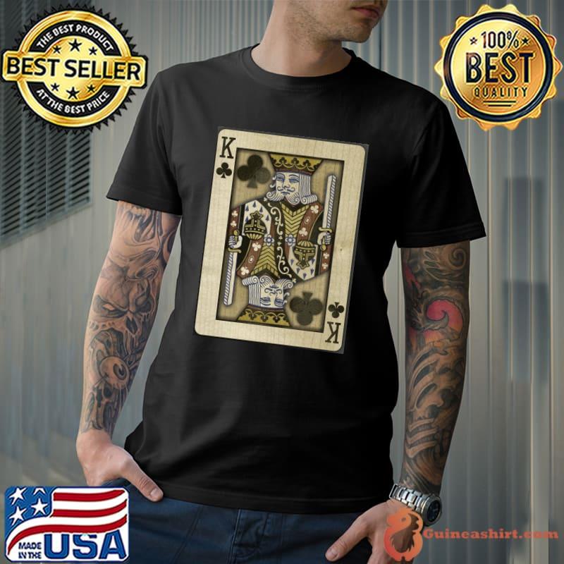 King Of Clubs In Wood Shirt Unisex