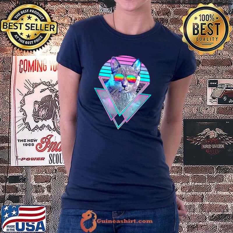 Korat Katze Vintage Retro Vaporwave Beach Vibe Shirt Ladiestee