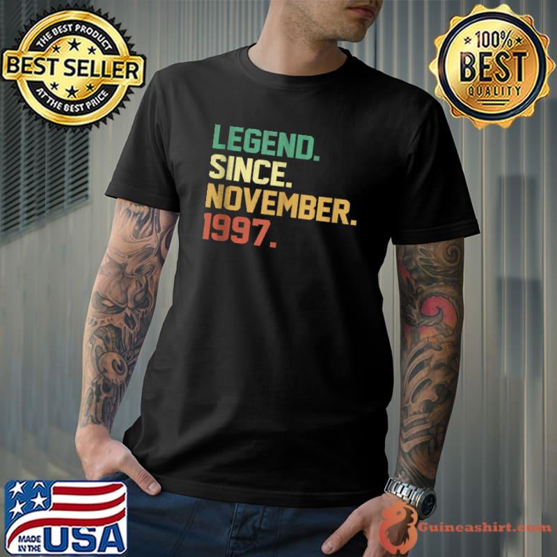 Legend Since November 1997 24 Year Old 24th Birthday T-shirt
