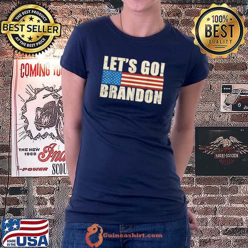 Let's Go Brandon American Flag T-Shirt