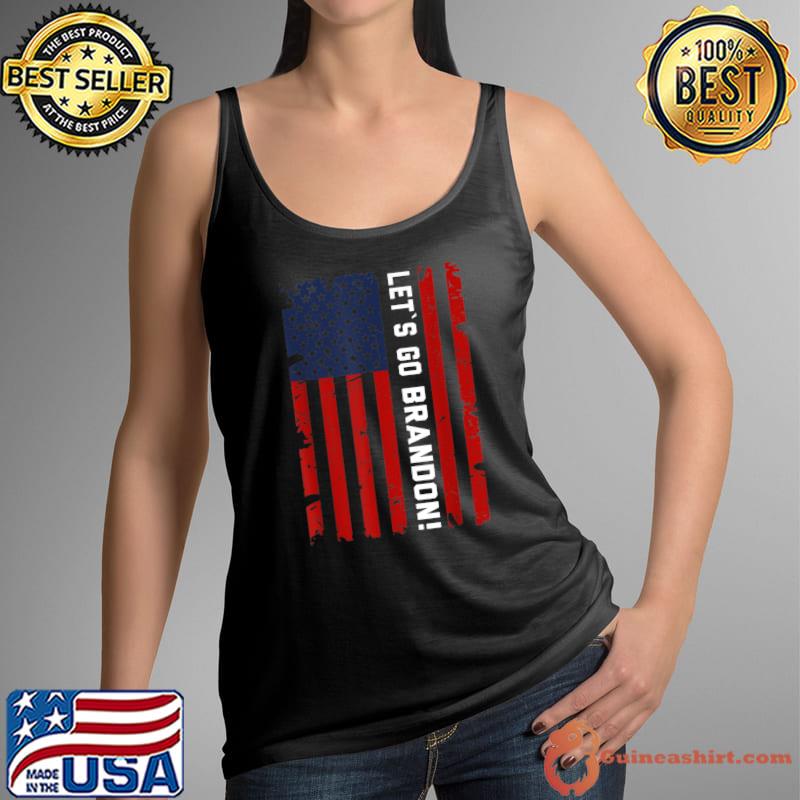 Let's Go brandon conservative Vintage flag-Funny Saying T-Shirt Tank Top