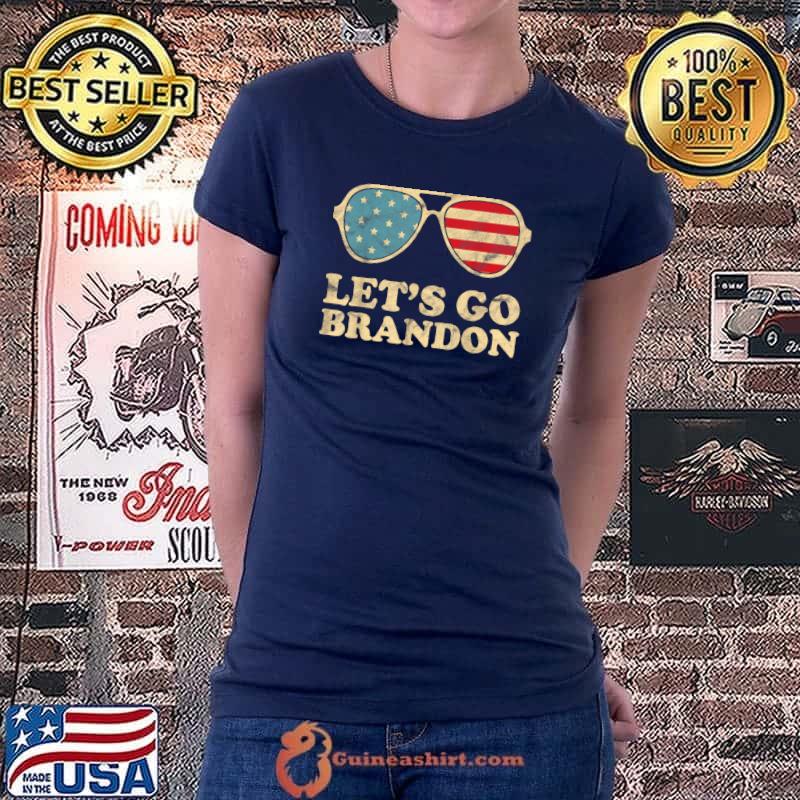 Let's Go Brandon Merch Let's Go Brandon T-Shirt Ladiestee