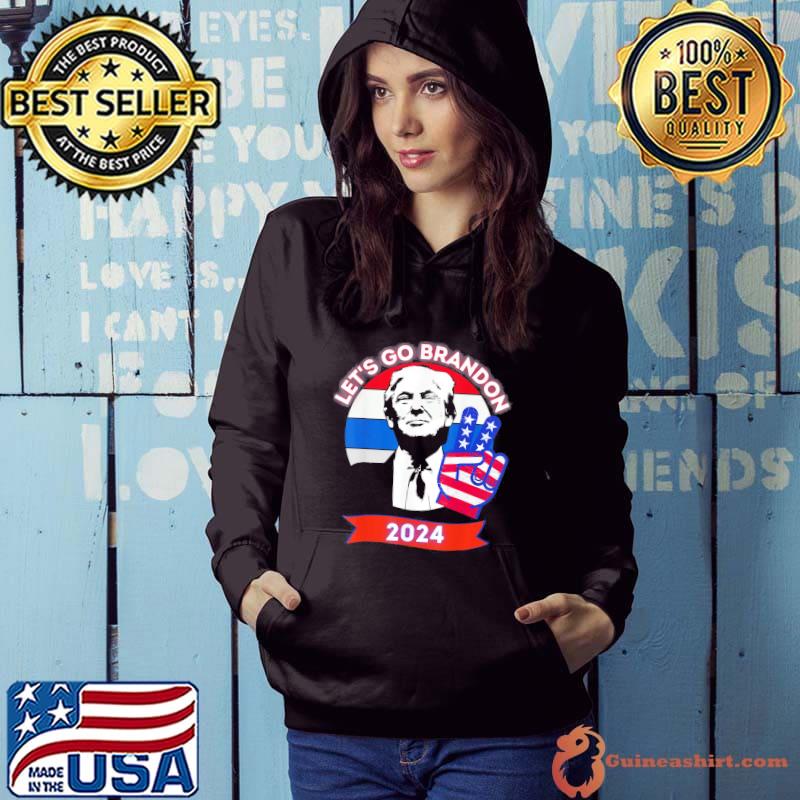 Let’s Go Brandon Trump 2024 Impeach Biden USA Red White Blue T-Shirt