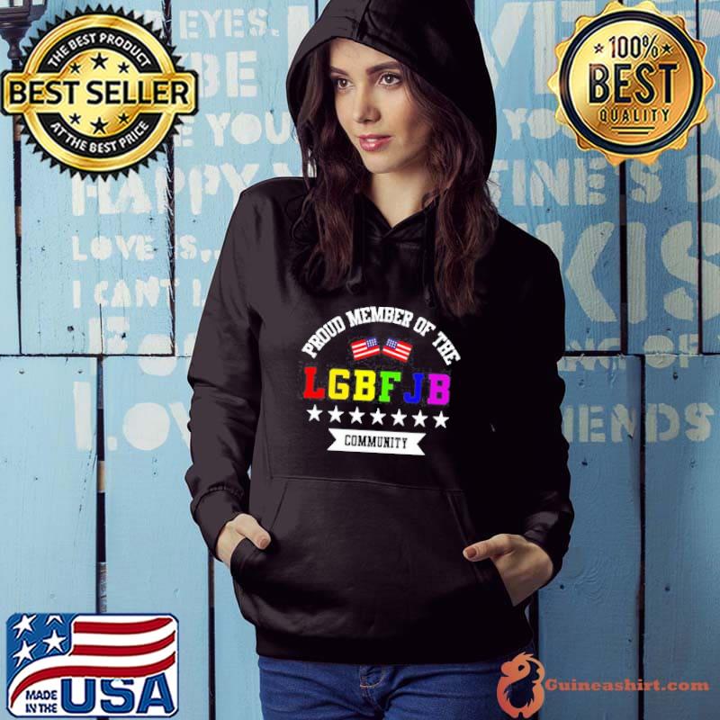LGBFJB PROUD MEMBER COMMUNITY PRIDE US FLAG SHIRT