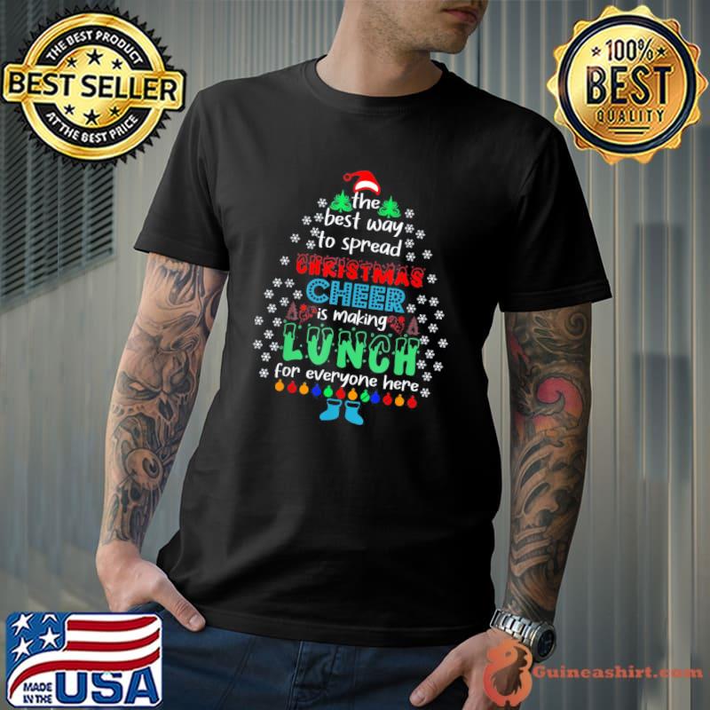 Lunch Lady Christmas Cheer Christmas Xmas Gift T-Shirt Unisex