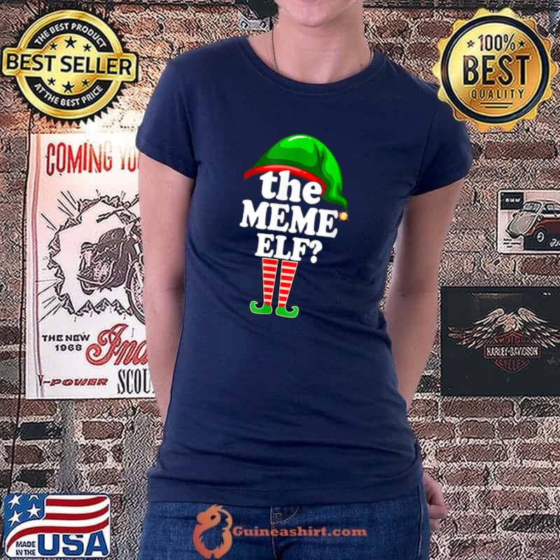 Meme Elf Matching Group Xmas Funny Family Christmas T-Shirt