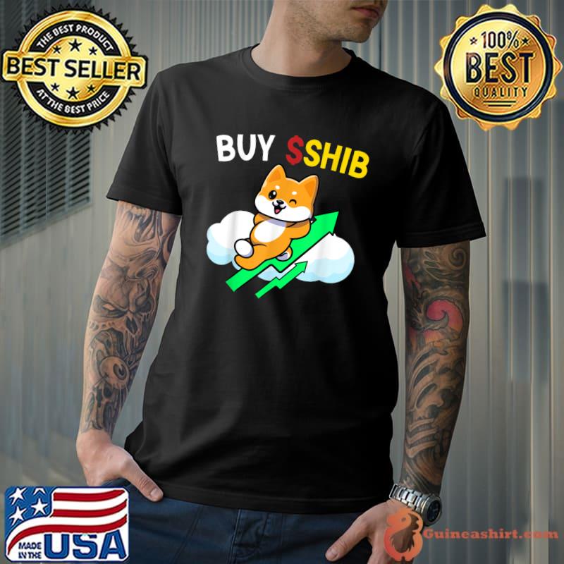 Mens Shib Army Buy Shib Coin Shiba Inu memecoin currency meme T-Shirt Unisex