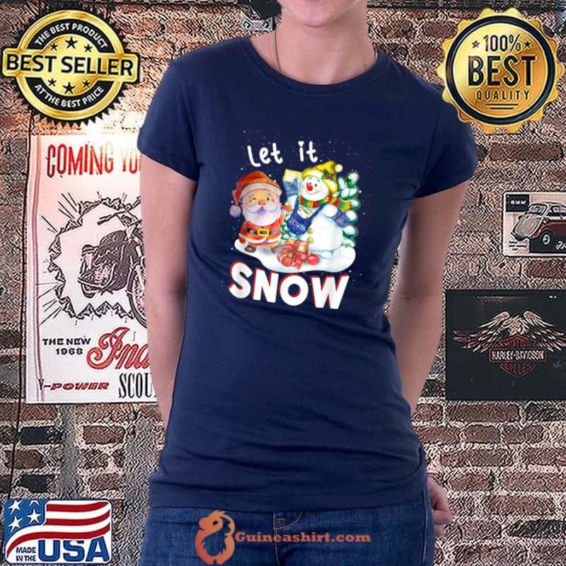 Merry Christmas Let It Snow T-Shirt Ladiestee