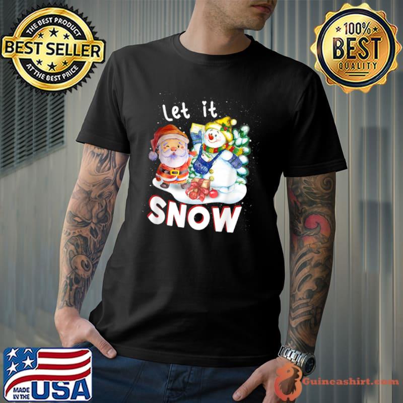 Merry Christmas Let It Snow T-Shirt Unisex
