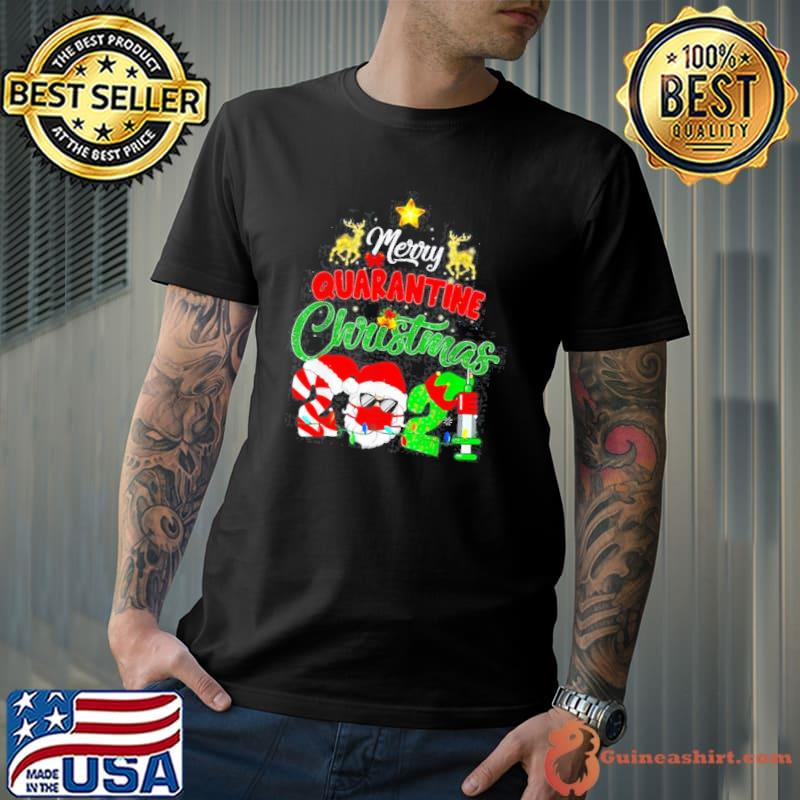 MERRY QUARANTINE CHRISTMAS NURSE & FAMILY CHRISTMAS PAJAMA SHIRT Unisex