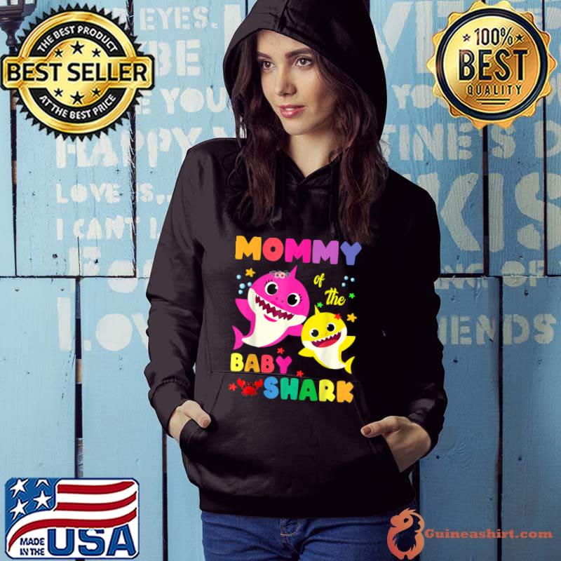 Mommy Of The Baby Shark Birthday Mommy Shark T-Shirt Hoodie