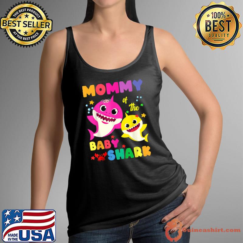 Mommy Of The Baby Shark Birthday Mommy Shark T-Shirt Tank Top