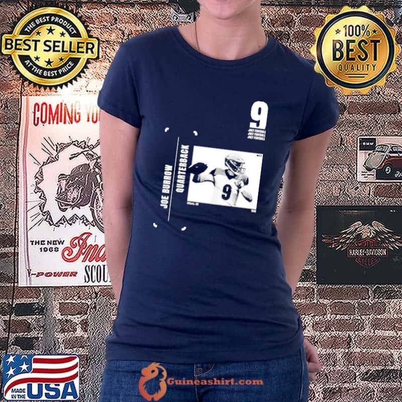 NFLPA Joe Burrow #9 Quarterback Shirt Ladiestee