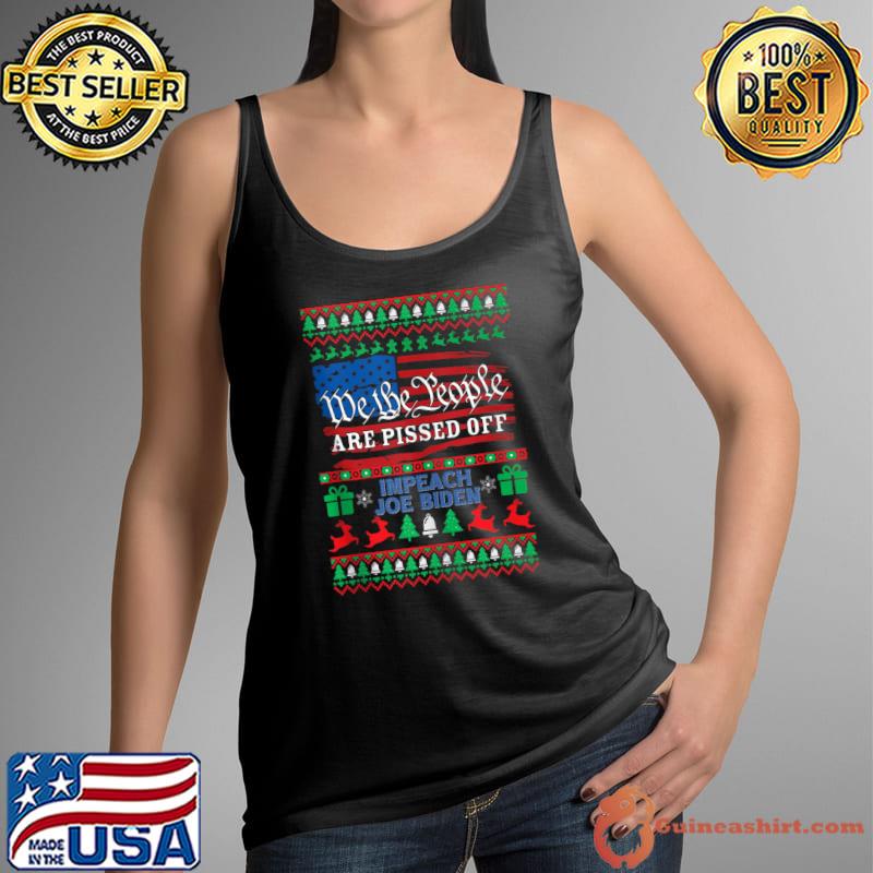 Nice american Flag Freedom Political Protest Christmas T-s Tank Top