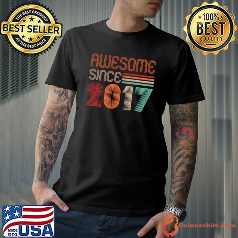 Nice awesome Since 2017 Vintage T-Shirt