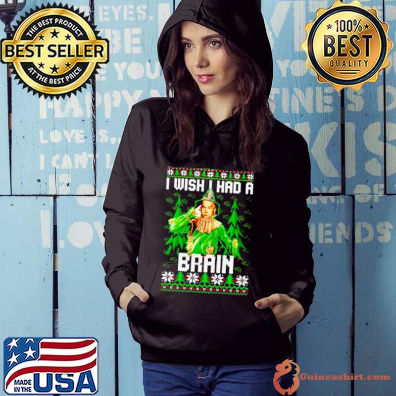 Nice Biden I wish I had a brain christmas shirt